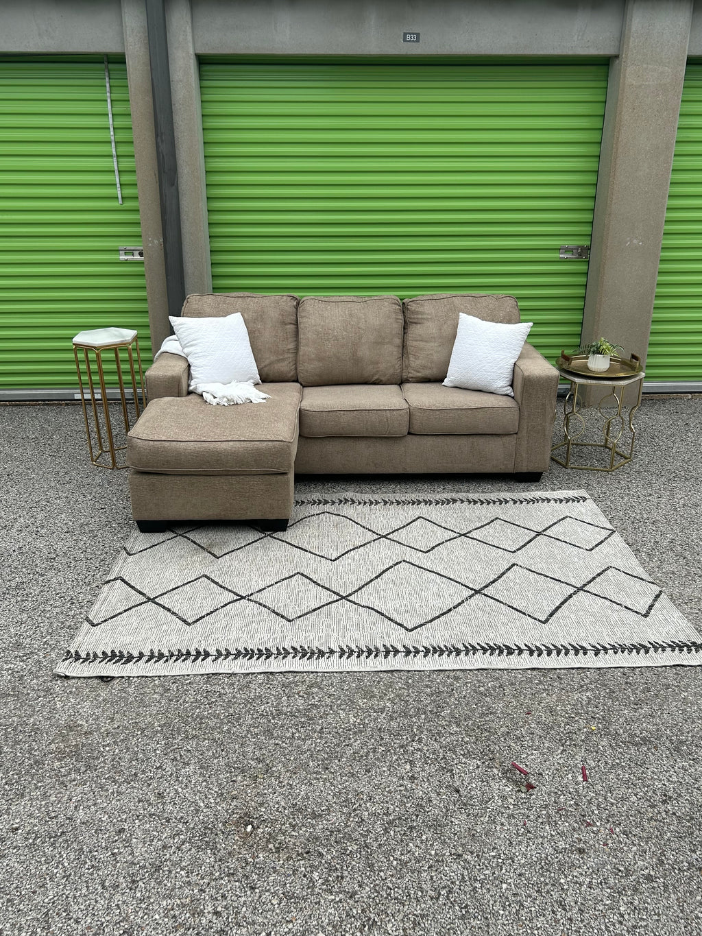 Ashley Beige Sectional