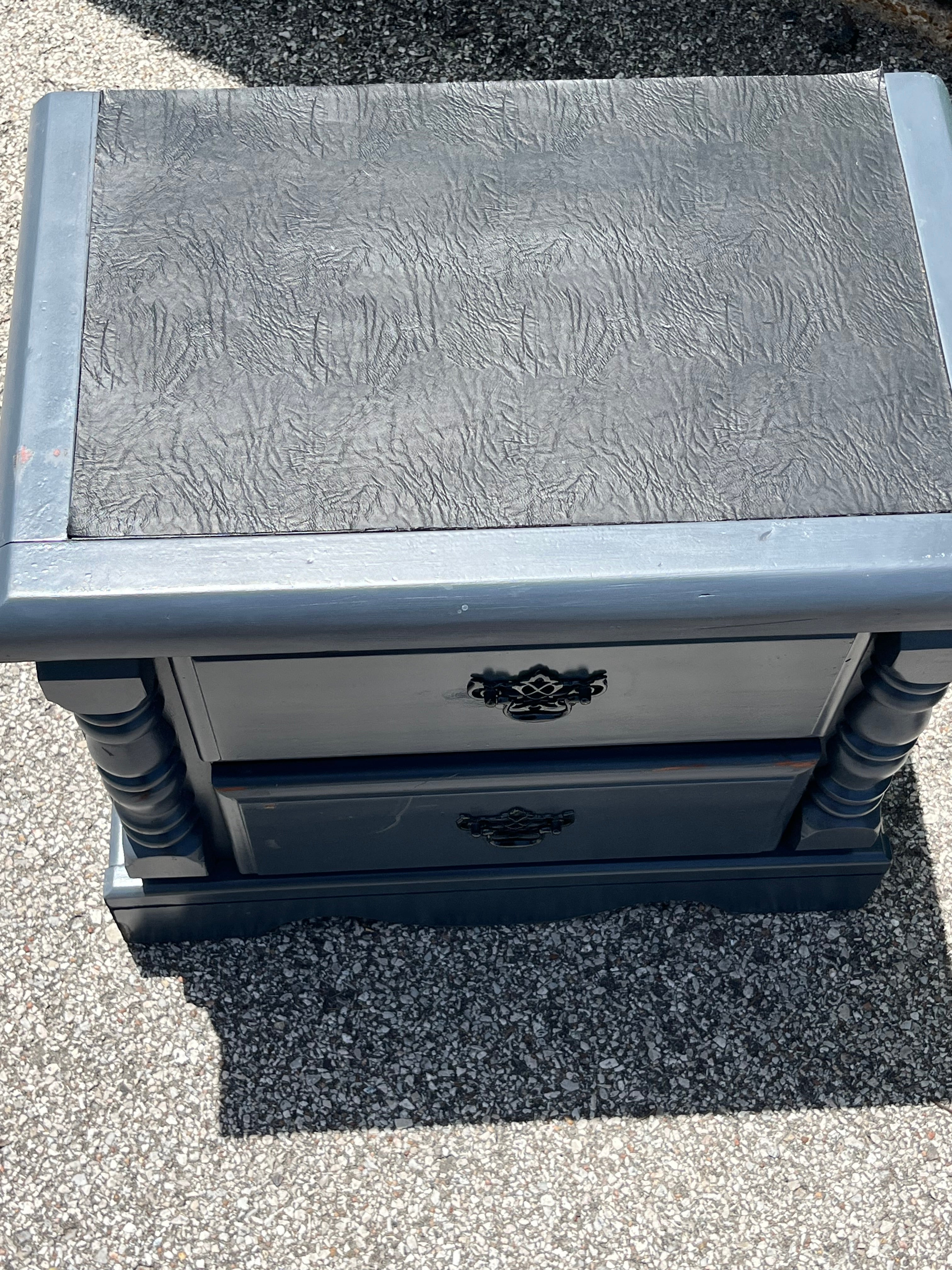 Blue Dresser and End Tables