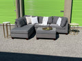 Small 3-Piece Gray Sectional