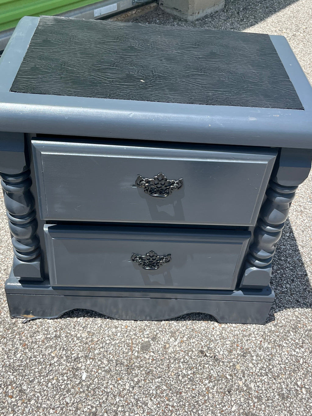 Blue Dresser and End Tables