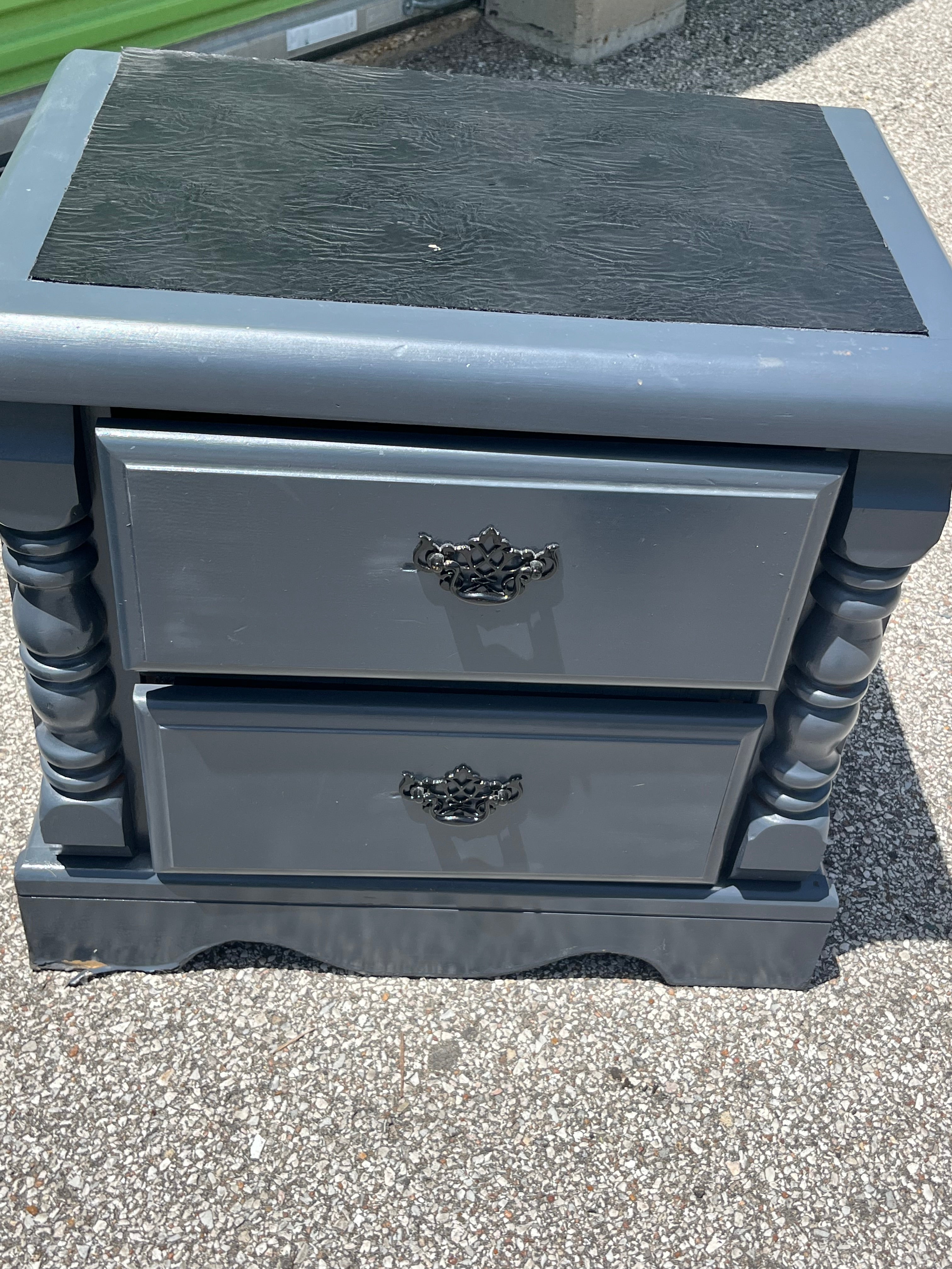 Blue Dresser and End Tables