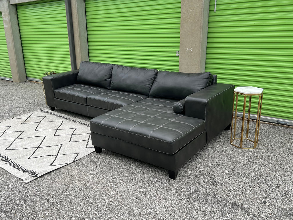 Ashley Faux Leather Sectional