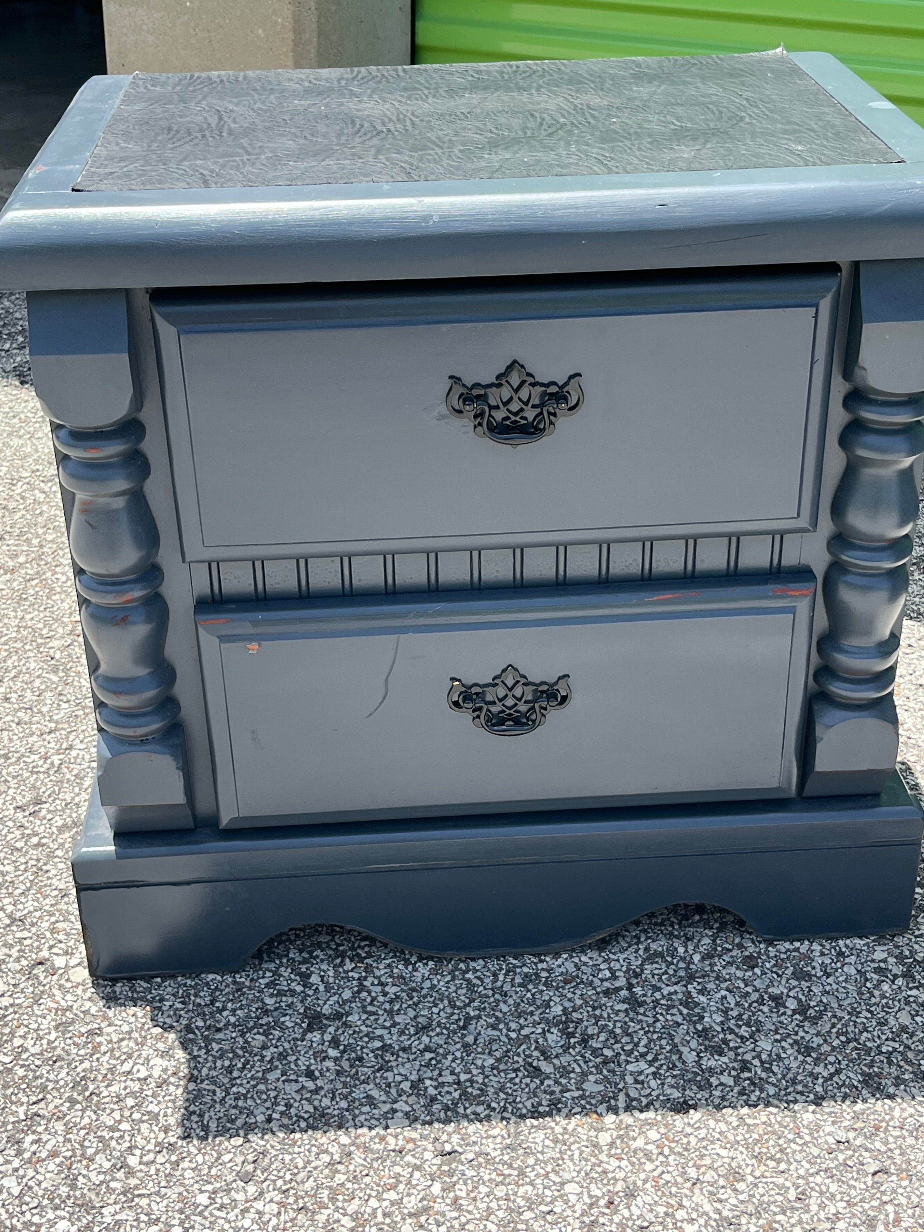 Blue Dresser and End Tables
